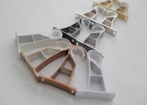 China Sliver Aluminum 9cmx5.5cm Curtains Pipe Holder wholesale
