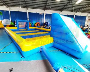 China Blow Up Soccer Field Inflatable Football Pitch 12x6x2 meter wholesale