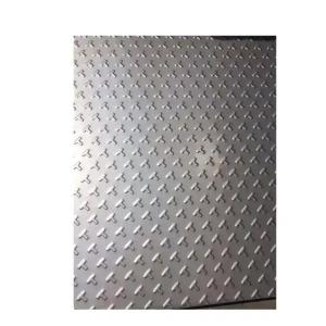 China Customized Embossed Stainless Steel Sheet 316 SS 304 Chequered Plate wholesale