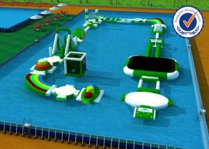 China Customized Inflatable Water Parks , 0.9mm PVC Water Playground Equipment wholesale