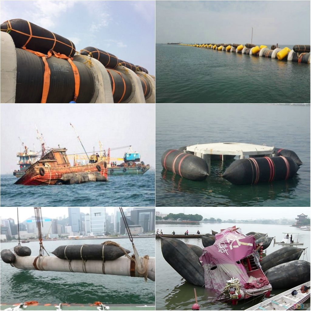 Inflatable Marine Rubber Airbag Shipping Launching / Upgrading / Lifting