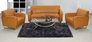 China Modern PU leather China reception office sofa wholesale