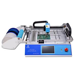 China Small Mini Pick And Place Machine Desktop High Speed 2 Head Automatic SMT Pick And Place Machine For LED Production Line wholesale
