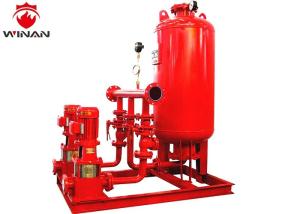 China Firefighting Pressure Fire Water Booster Pump Tank Systems With Electric Contact wholesale