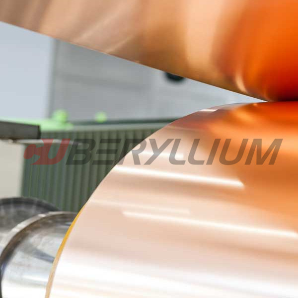 Qbe2 Beryllium Copper Strip Spring Tape 0.4mmx250mm Annealing