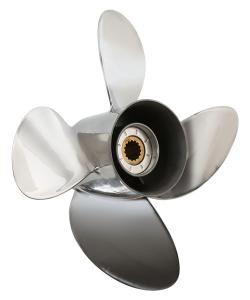 China Four Blade Stainless Steel Prop , 4 Blade Propeller 4x13x19 Size wholesale