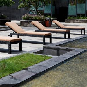 China Poolside Sun Lounger Chair Luxury Outdoor Furniture for Ultimate Poolside Relaxation wholesale