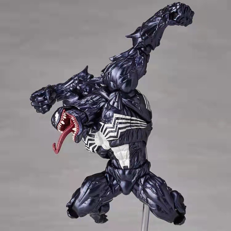 6 Inches Venom Joint Movable Figurine Model for Red Venom Slaughtering Spider Man