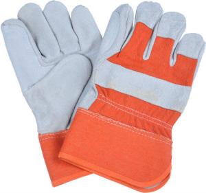China Cowhide split leather gloves, natural split cowhide leather wholesale