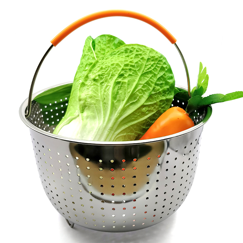 10pcs Various Combination Kitchen Set, Double Boiler Set Pressure Cooker Accessories Basket Pot Disk Holder Silicone Food Clip