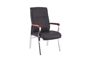 China PVC Leather 1140 Mm Adjustable Height Desk Chair No Wheels wholesale