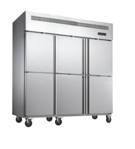 China Energy Efficiency Silver Commercial Upright Freezer -18 Degree wholesale