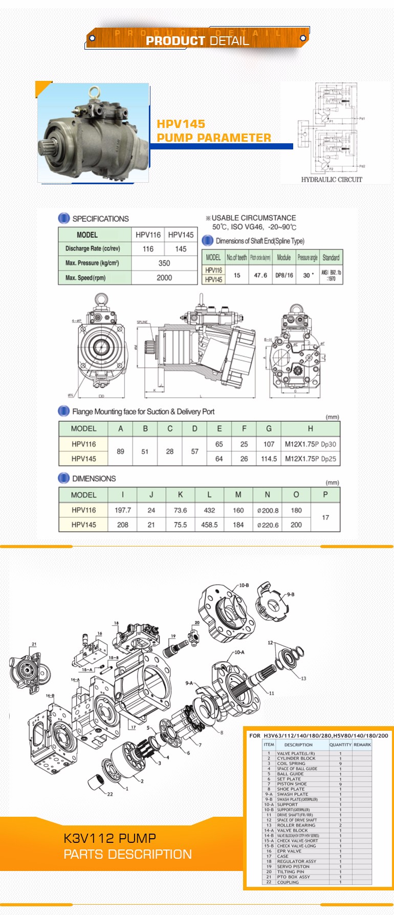 PC200-7 Rotory Joint Seal Kit Excavator Seal Kit For KOMATSU