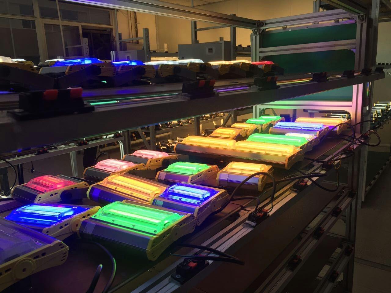 high lumens 120W led cob flood light led Tunnel lamp140LM/W Red green green blue yellow color with Bridgelux AC85-265V