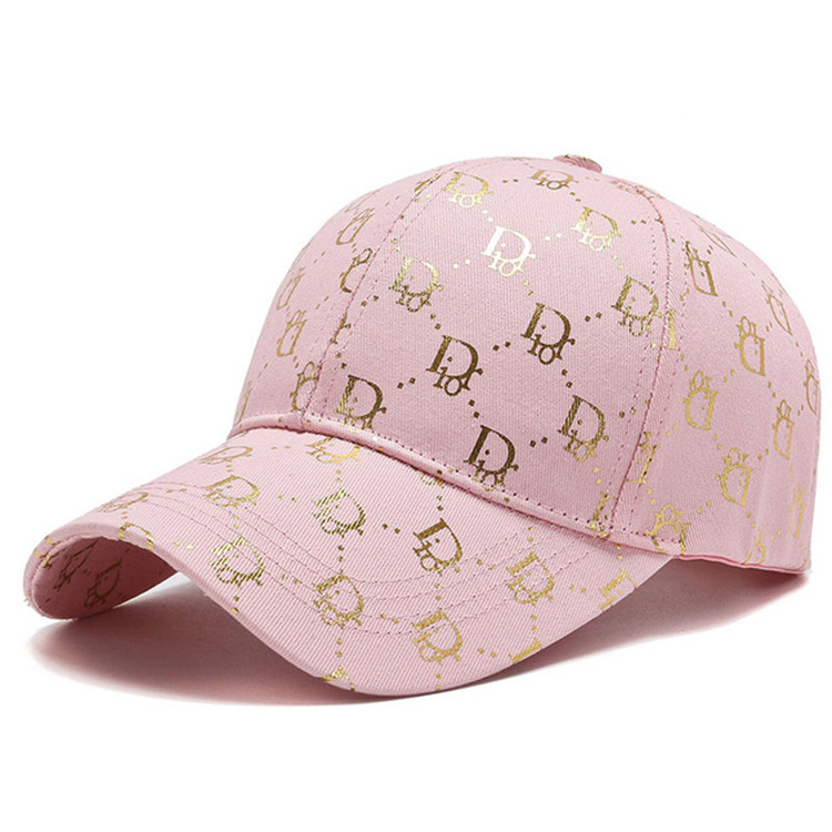 Custom 6 Panels Pattern Sports Baseball Cap Curved Brim 100% Cotton Constructed