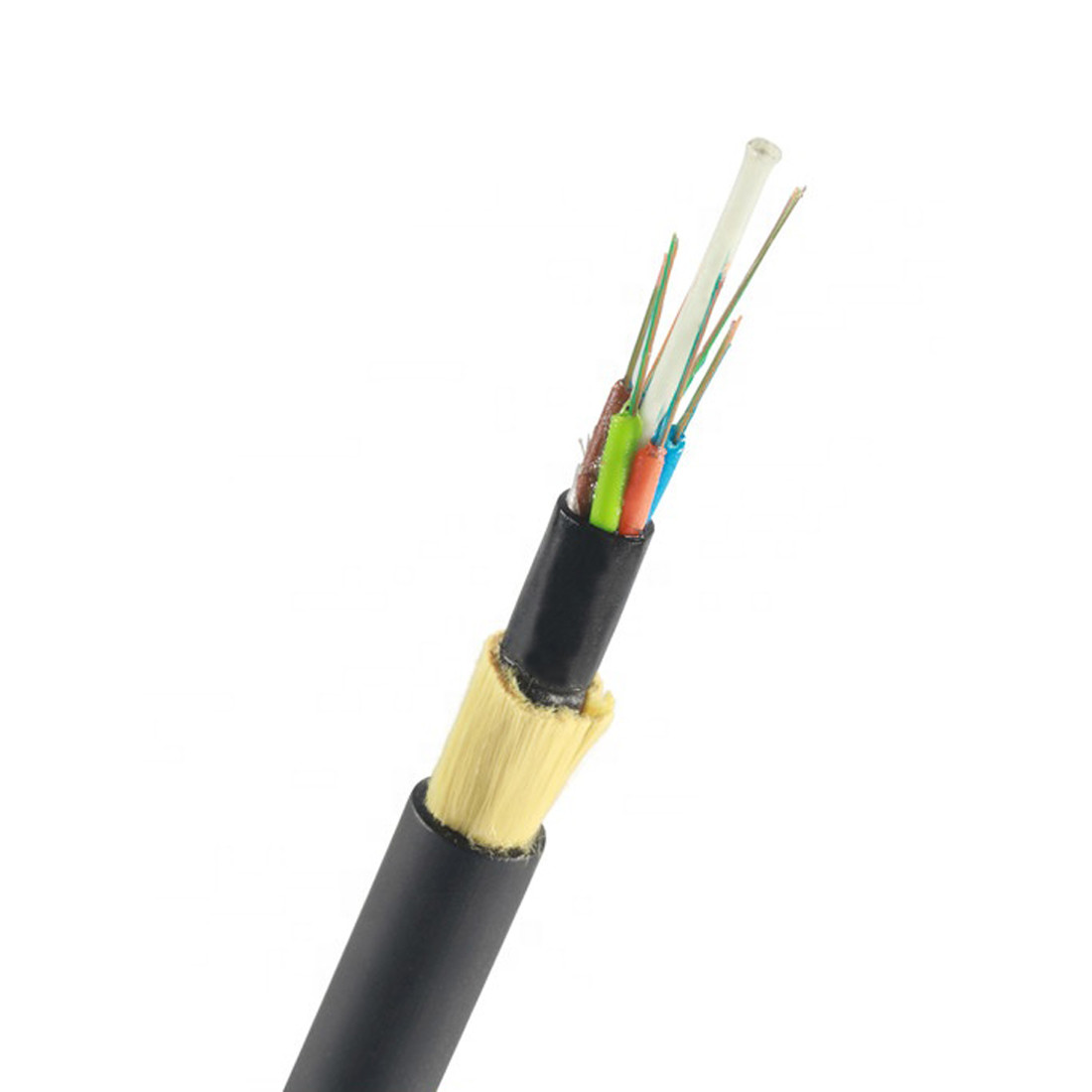 Non Metallic 200M Span ADSS Fiber Optic Cable 144Core Single Mode