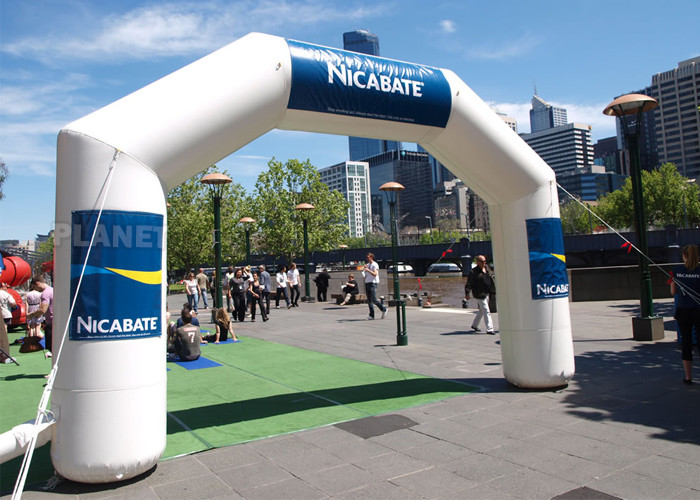 Outdoor Commercial Advertising Event Customized Logo Inflatable Race Start And Finish Entrance Line Arch/Archway