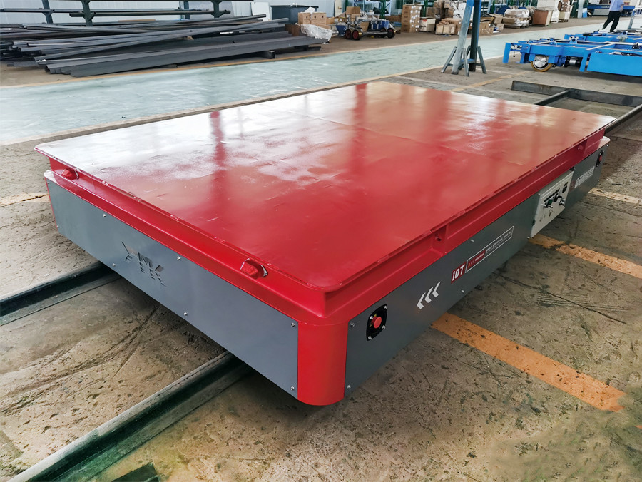 Battery Operated Heavy Load 10 Tons RC Structure Rail Transfer Cart