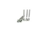 Galvanized Carbon Steel Machine Screws M3x25 Sandblasting Single Hole