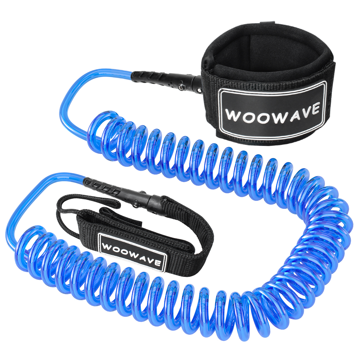 Stand Up Paddle Board Surfing Leash Straight/Coil Cord and 5.5mm/7mm/8mm Diameter