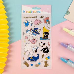 China Bronzing Clear Vinyl Stickers wholesale