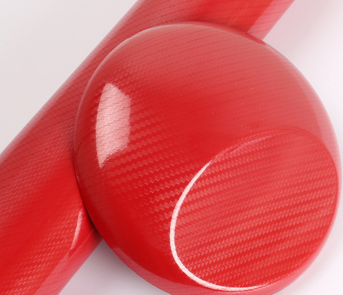 Air Release Colored 6d Gloss Carbon Fiber Wrap Vinyl 1.27m Width