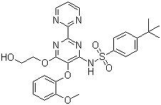 China Bosentan CAS NO.147536-97-8 C27H29N5O6S Cardiovascular wholesale