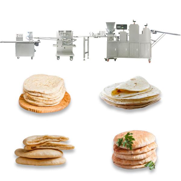 4.5kw 380v Automatic Pita Bread Making Machine 2000pcs/Hour