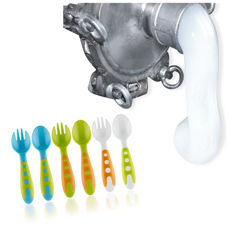 REACH Food Grade Liquid Silicone Rubber Smile Face Baby Tableware Set
