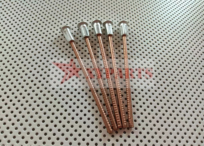 Copper Plated Capacitor Discharge Insulation Weld Bimetallic Pins For Fixing Ship Board