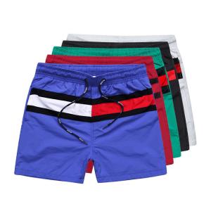 China Oem Factory Manufacturer Custom Logo Striped Men Exercise Shorts Quick Dry Youth Fitness Shorts wholesale