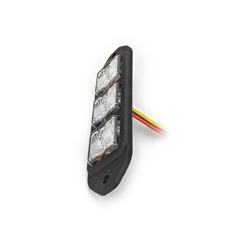 9W Amber Flexible LED Flash Penetration Light Strobe Light Bar Forklift Warning Light