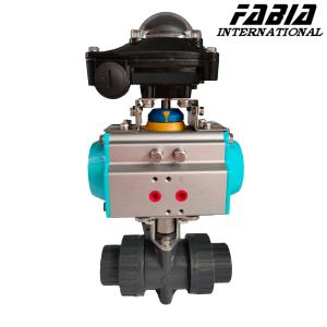 China DN10-200 PVC Ball Valve Perfect For Industrial Applications wholesale