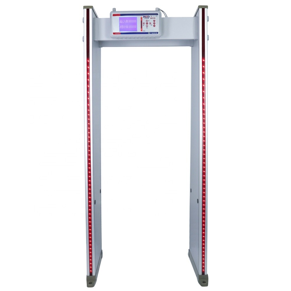 6 Zone Walk Through Metal Detector ,2019 New 6 Inch LCD Screen Railway Body Scanner