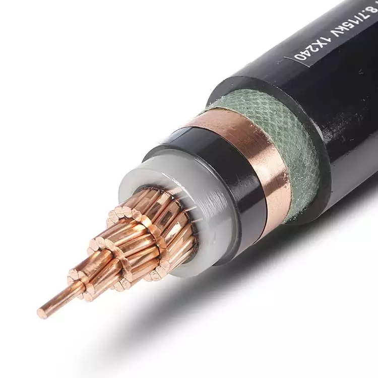 26/35kv Fire Retardant Low Smoke Zero Halogen Electrical Cable Wire with PE Jacket