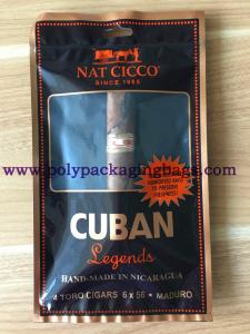 China Gravure Printing Custom LDPE Cigar Humidor Bags wholesale