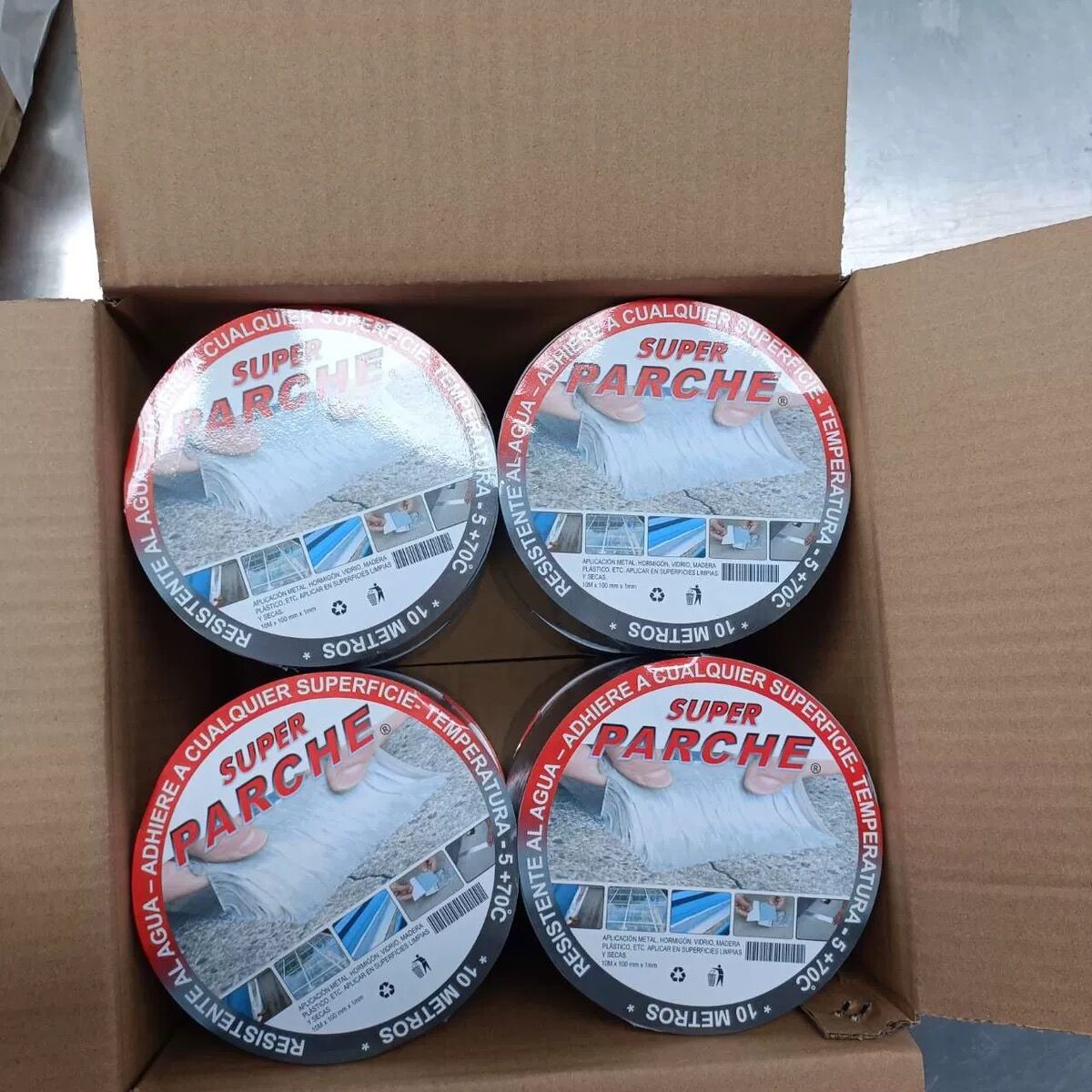 Silver Butyl Rubber Tape for Sealing with 0.8mm-2.0mm Thickness