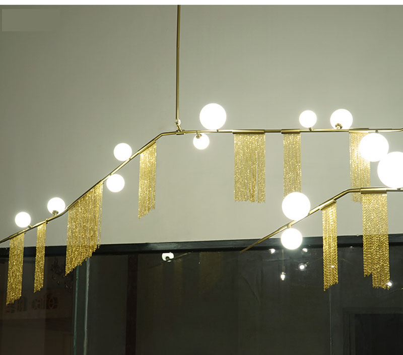 Modern Lamp Chain Suspension lamp Living room Bedroom salon lounge lights（WH-CC-27)
