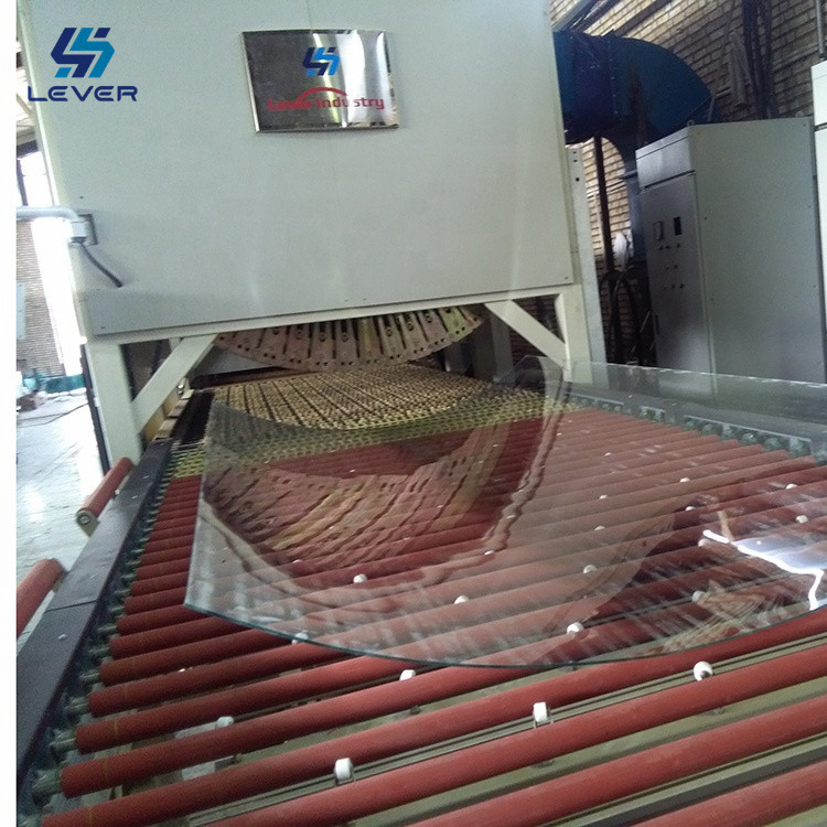 Jumbo Glass Tempering Glass Bending Furnace Soft Rollers Bending Type