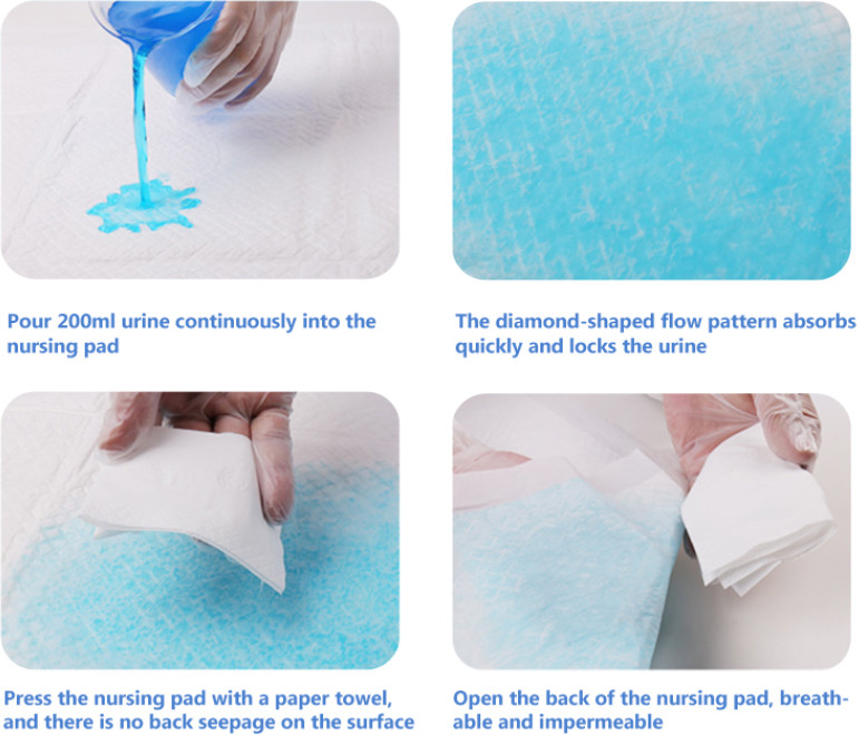 Waterproof PP Tapes Unisex Adult Diapers Fluff Pulp Non Woven Topsheet