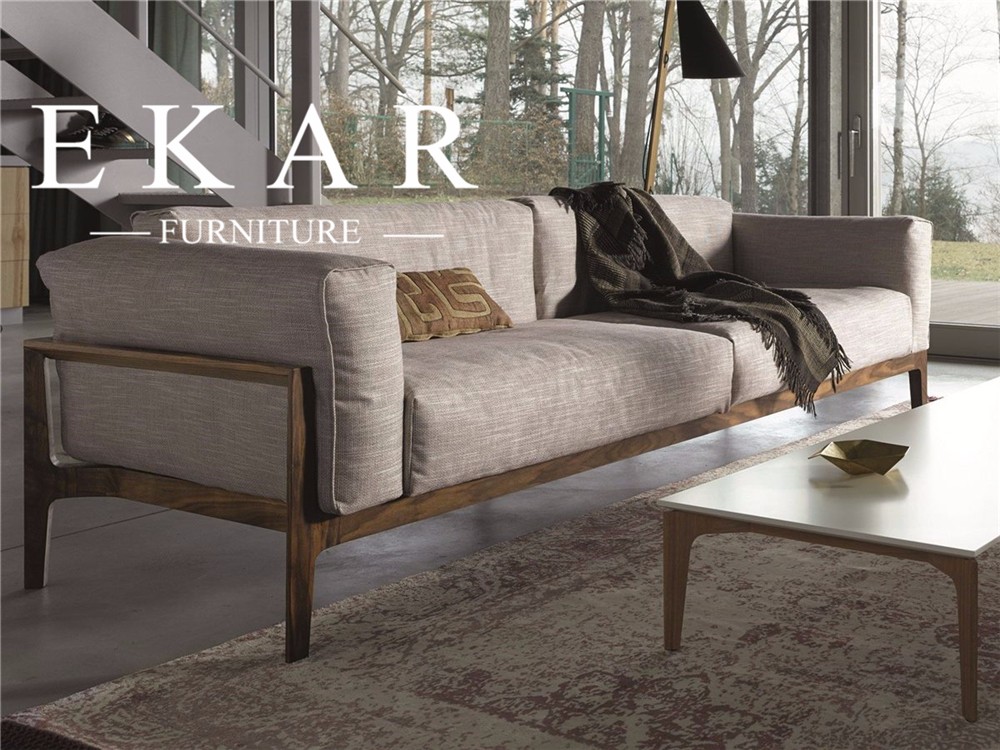 European Modern Simple Style 2018 Latest Living Room Furniture Fabric or Leather Sectional Sofa Sets