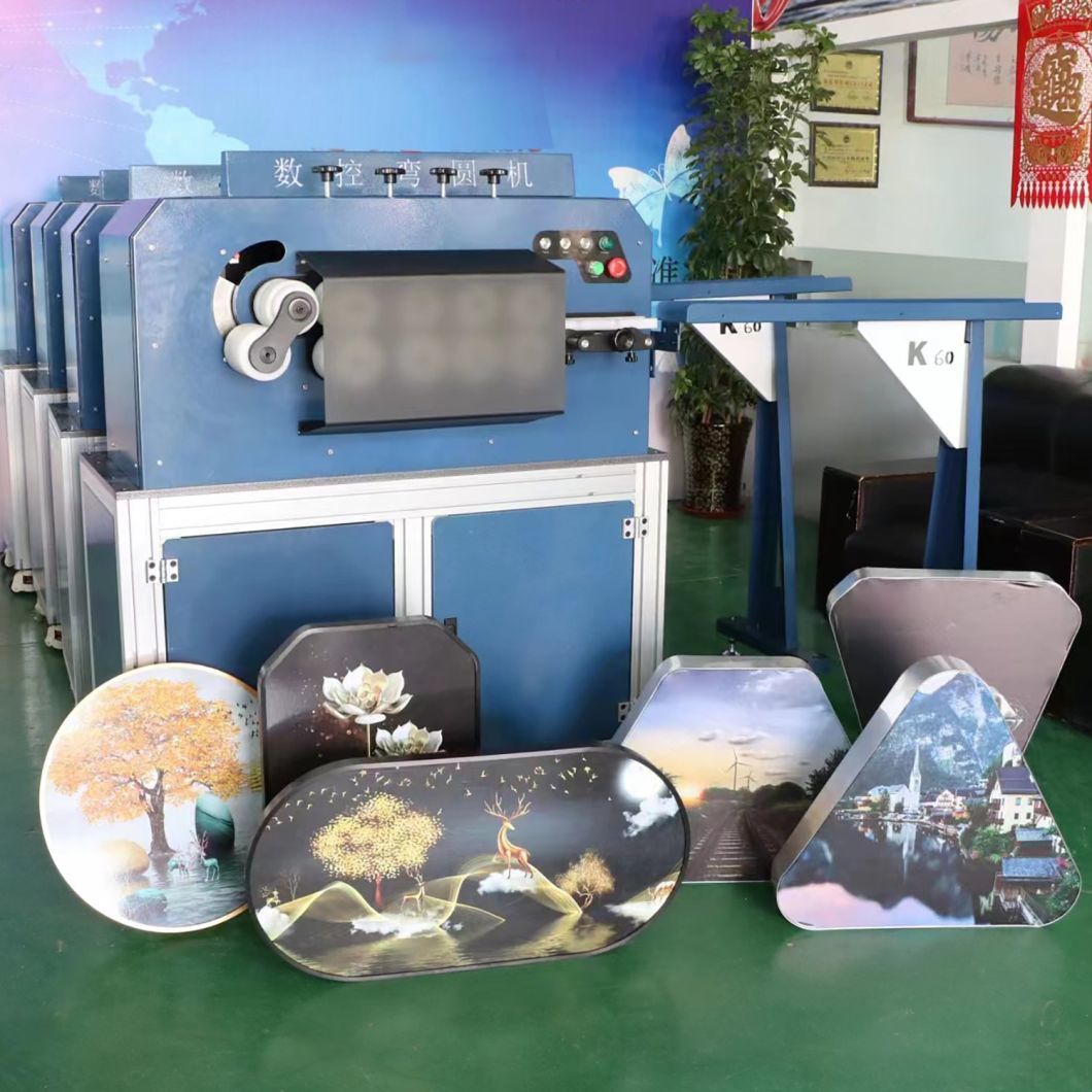 Aluminum Alloy Channel Letter Bending Machinery Mirror Frame Rounding Bending Machine for Mirror Photo Light Box Frame