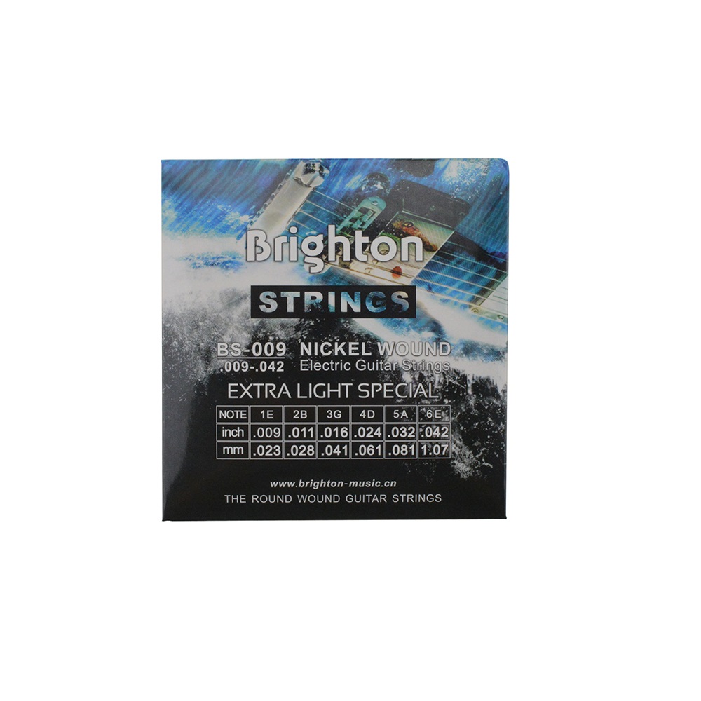 BS-009 Musical Instrument Accessories , High Quality Eletric guitar Strings, Interior Wire Hexangular Steel Core