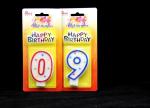Rainbow Color Glitter Number Candles For Birthday / Charistmas / Party