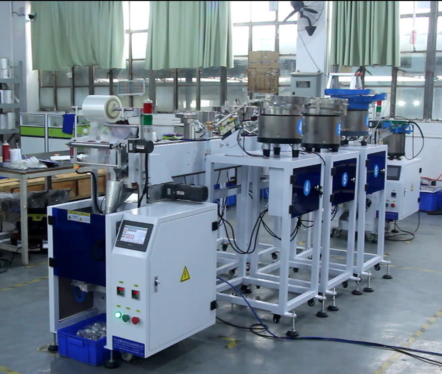 Semi Automatic Plastic Film Bag Hardware Screw Nut Counting Sealing Compact Packaging Machine