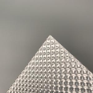 China Transparent Diamond Lattice 8mm Anti Skate Acrylic Embossed Sheet wholesale