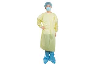 China Skin Friendly Disposable Isolation Gown Dustproof Waterproof 40-60gsm wholesale