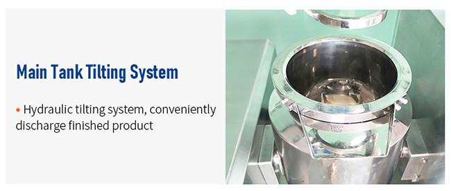 5-25L Body Lotion Vacuum Emulsifying Mixer Stainless Steel Material