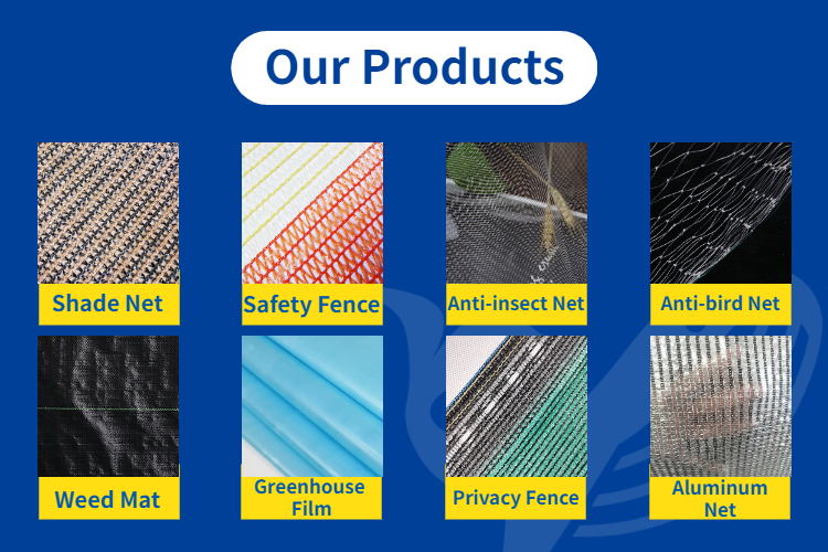 100% HDPE Sun Shade Netting 30gsm 6m Width Plastic For Agriculture