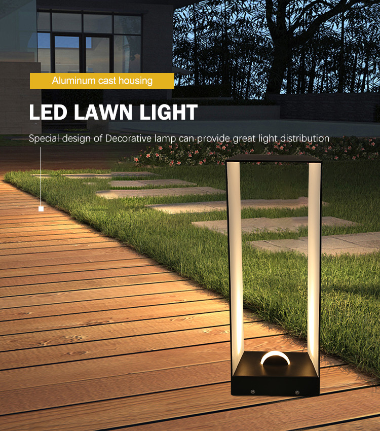 Optical Design Waterproof LED Lights , 10w LED Grass Lights 3 Years Warranty